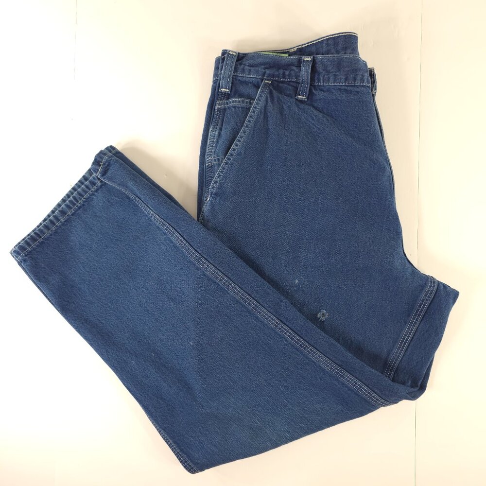 CARHARTT DUNGAREE FIT UTILITY PANTS MEN'S SIZE 36X30 100% COTTON *Small Hole*